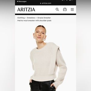 Aritzia babaton grazia sweater